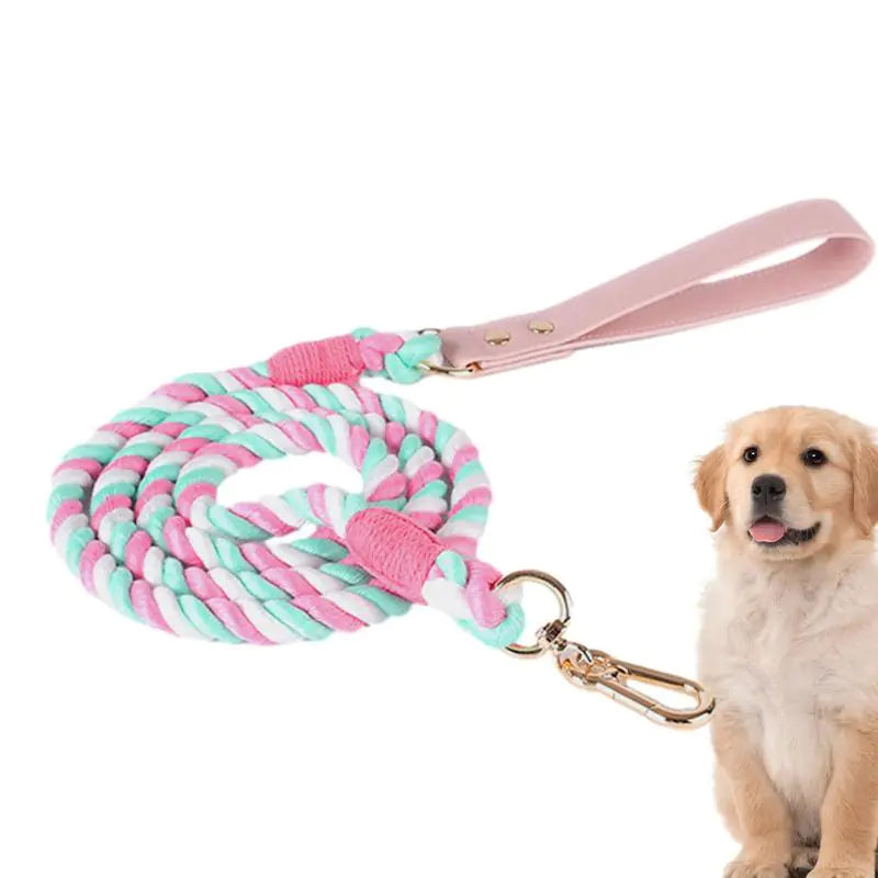Candy Cotton Rope Leash