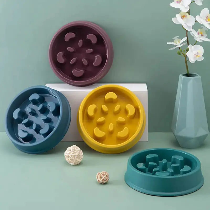 Petal Slow Feed Dog Bowl