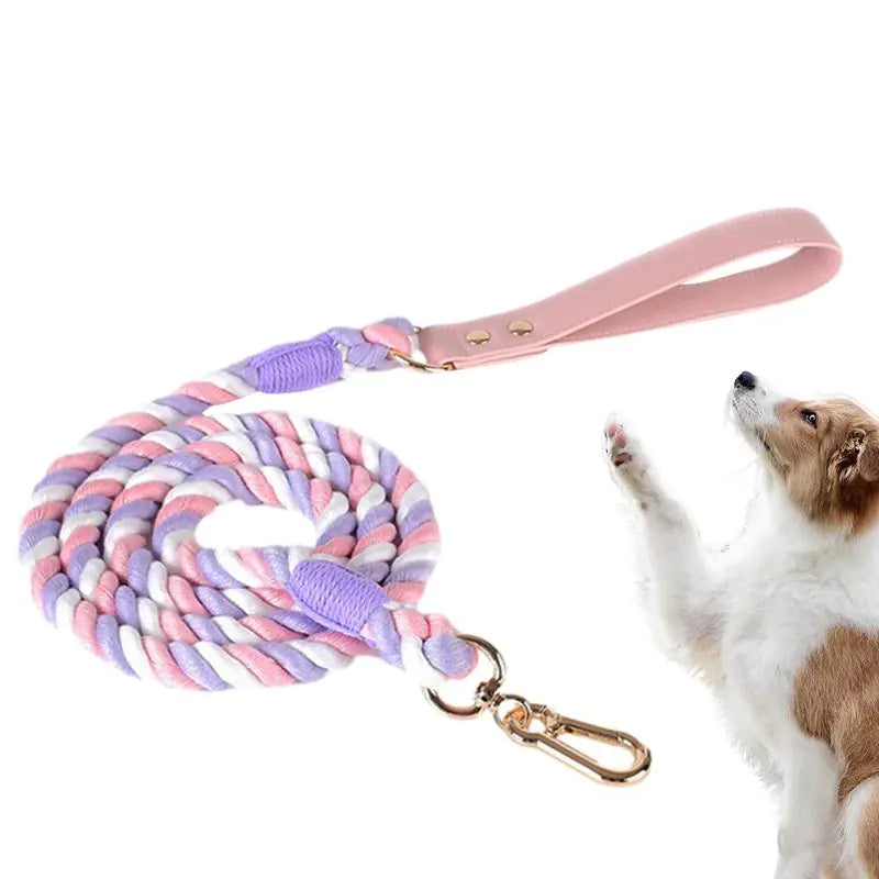 Candy Cotton Rope Leash